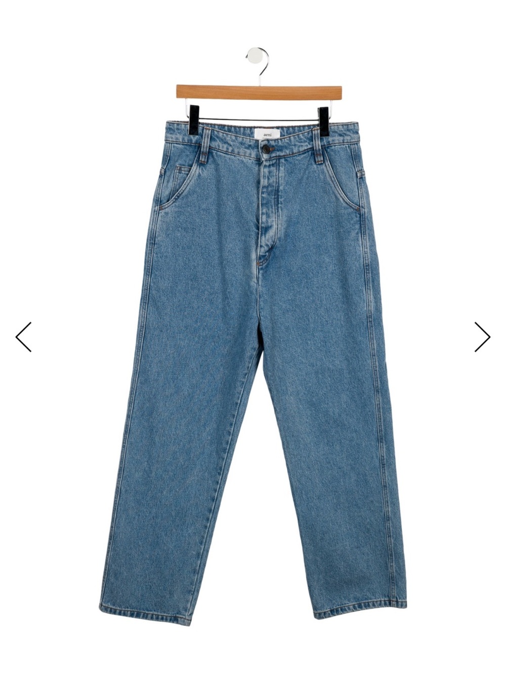 Ami Alexandre Mattiussi Light Blue Straight Jeans